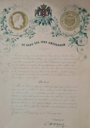 Certificaat van erkenning Amsterdam